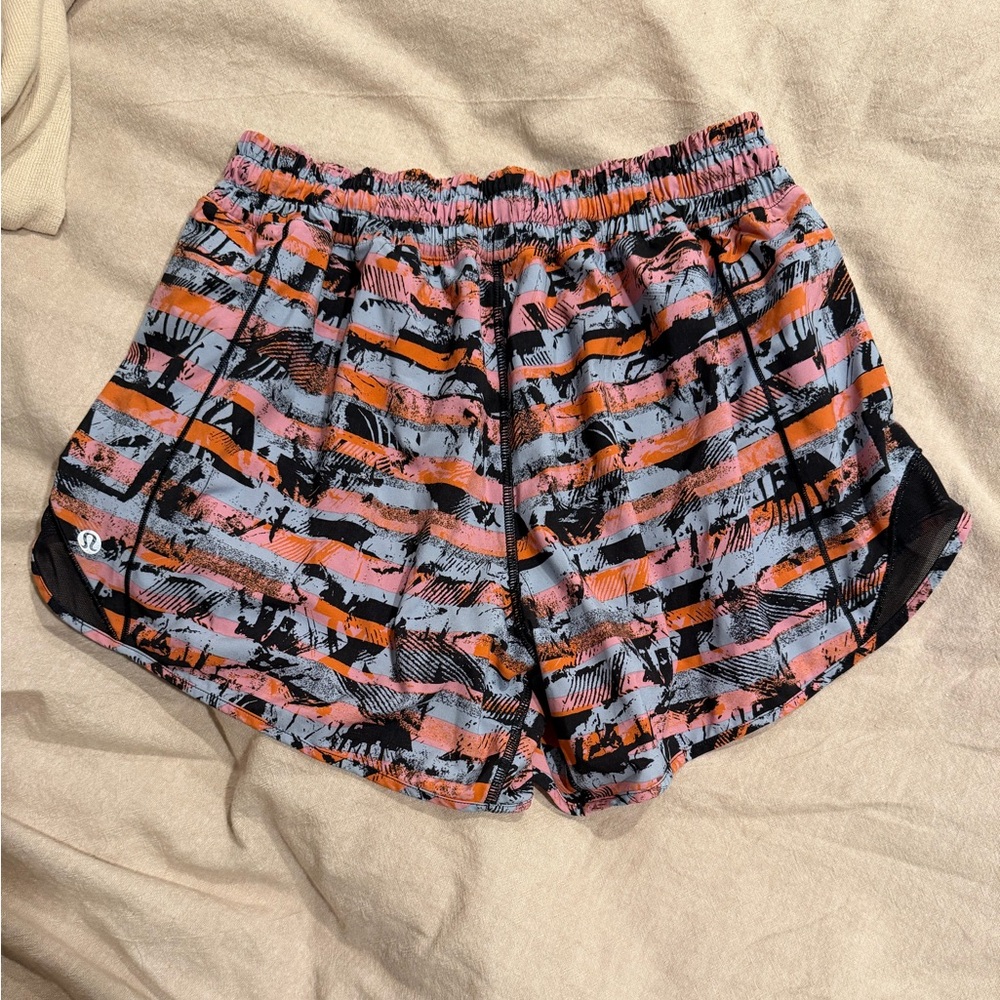 lululemon athletica Women's Athletic Shorts - Black, Pink, Orange